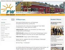 Tablet Screenshot of fw-rottenburg.de